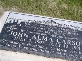 John Alma Carson John Alma Carson
