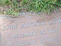 John Archer Lewis
