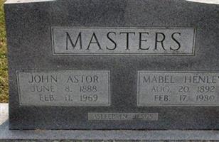 John Astor Masters