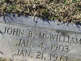 John B. McWilliams John B. McWilliams
