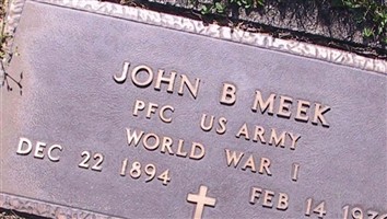 John B Meek
