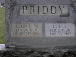 John B Priddy, Sr
