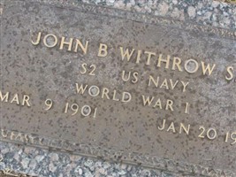 John Bruce Withrow, Sr John Bruce Withrow, Sr