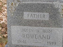 John Bunyon "Bun" Rowland