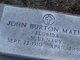 John Burton Mathis John Burton Mathis