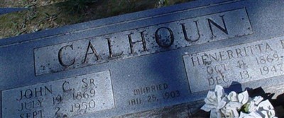 John C Calhoun, Sr