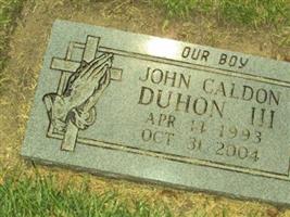 John Caldon Duhon, III