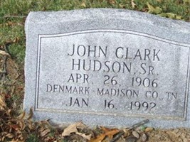 John Clark Hudson, Sr John Clark Hudson, Sr