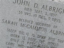 John D Albright