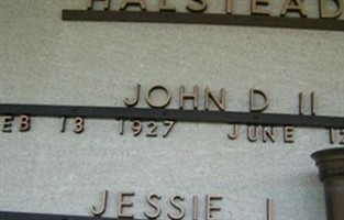 John D. Halstead, II