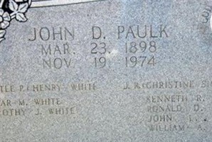 John D Paulk John D Paulk