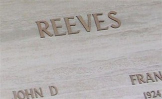 John D Reeves