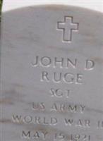 John D Ruge