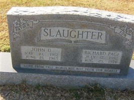 John D. Slaughter John D. Slaughter