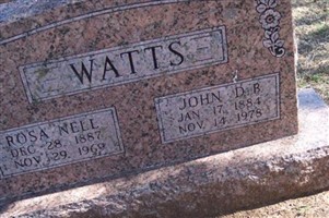 John Daniel Boone Watts John Daniel Boone Watts
