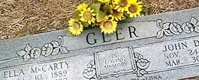 John David GEER