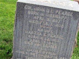 Col John David Lafayette Pearce Col John David Lafayette Pearce