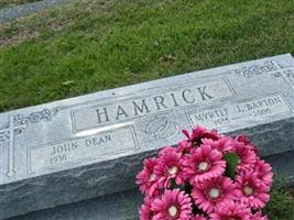 John Dean Hamrick John Dean Hamrick