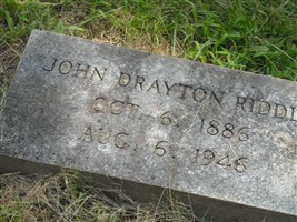 John Drayton Riddle John Drayton Riddle