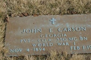 John E Carson John E Carson