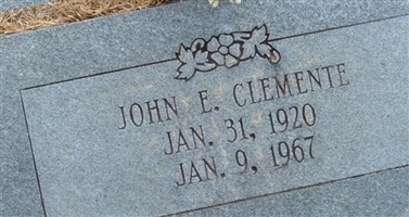 John E. Clemente John E. Clemente