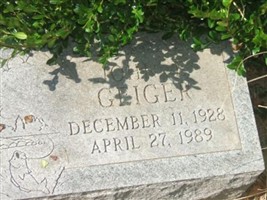 John E. Geiger John E. Geiger