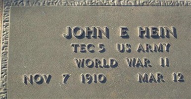 John E. Hein John E. Hein