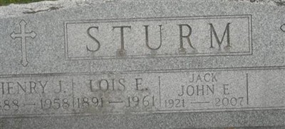 John E "Jack" Sturm