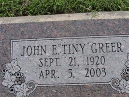 John E. 'Tiny' Greer