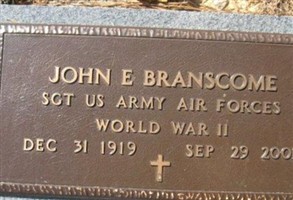 John Ed Branscome John Ed Branscome