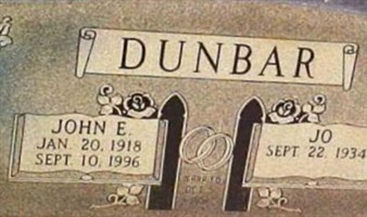 John Edward Dunbar John Edward Dunbar