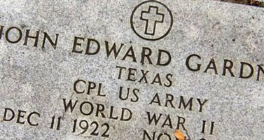 Corp John Edward Gardner