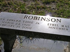 John Edward Robinson, Jr John Edward Robinson, Jr