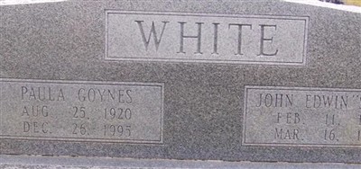 John Edwin "Snook" White, Sr