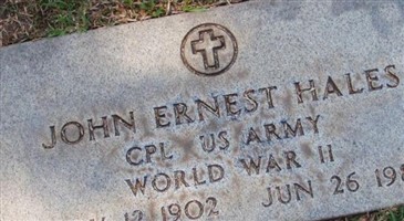 John Ernest Hales John Ernest Hales
