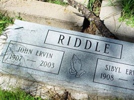 John Ervin Riddle John Ervin Riddle