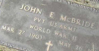 John Estel McBride John Estel McBride