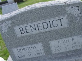 John F. Benedict John F. Benedict