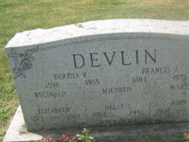 John F Devlin John F Devlin