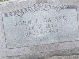 John F. Gaiser John F. Gaiser