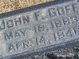 John F Goff John F Goff