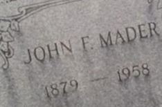 John F Mader John F Mader