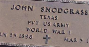 John F Snodgrass