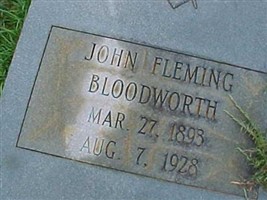 John Fleming Bloodworth John Fleming Bloodworth