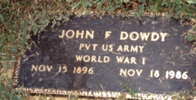 Pvt John Fletcher "Fletch" Dowdy Pvt John Fletcher "Fletch" Dowdy