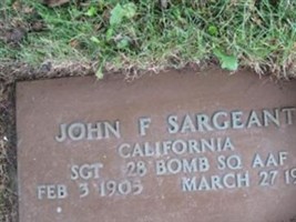 John Frederick George Sargeant