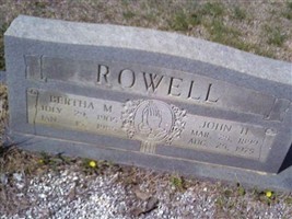 John H Rowell John H Rowell