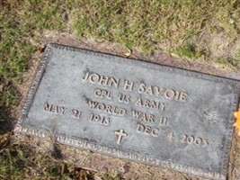 John H Savoie John H Savoie