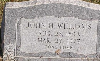 John H Williams John H Williams