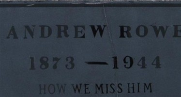John Hender "Andrew" Rowe John Hender "Andrew" Rowe